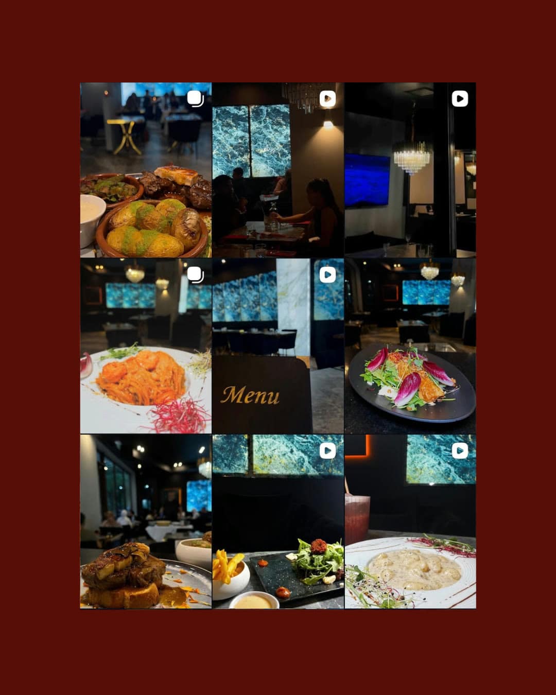 Feed Instagram géré par Tellme Agency — restauration haut de gamme — Montpellier